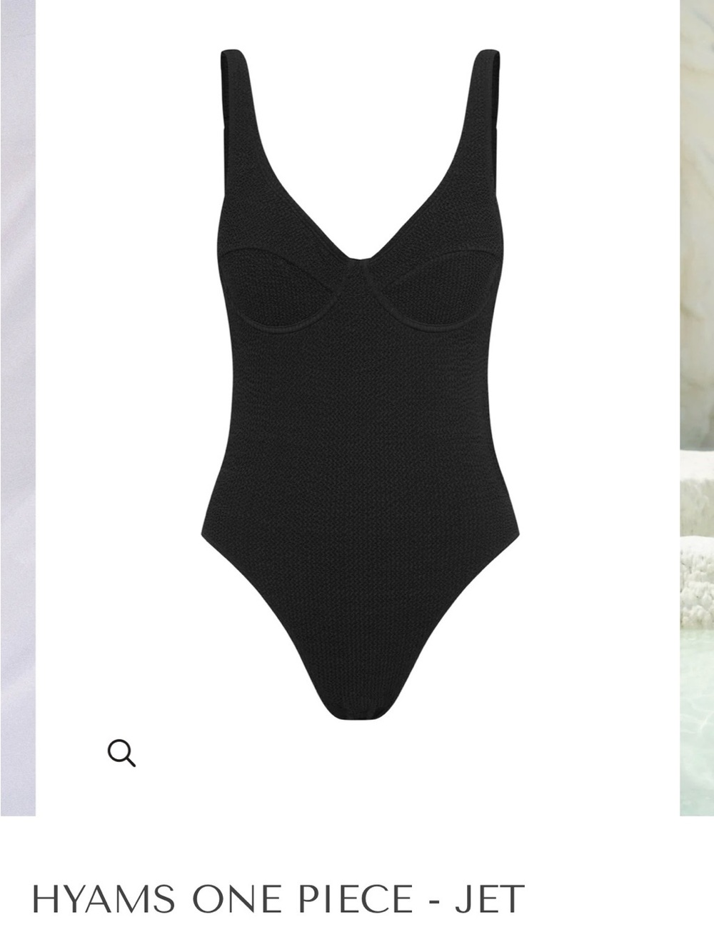 Somerfield Swim Hyams One Piece - Black